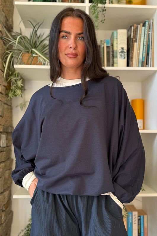 Salone Bubble Top Navy